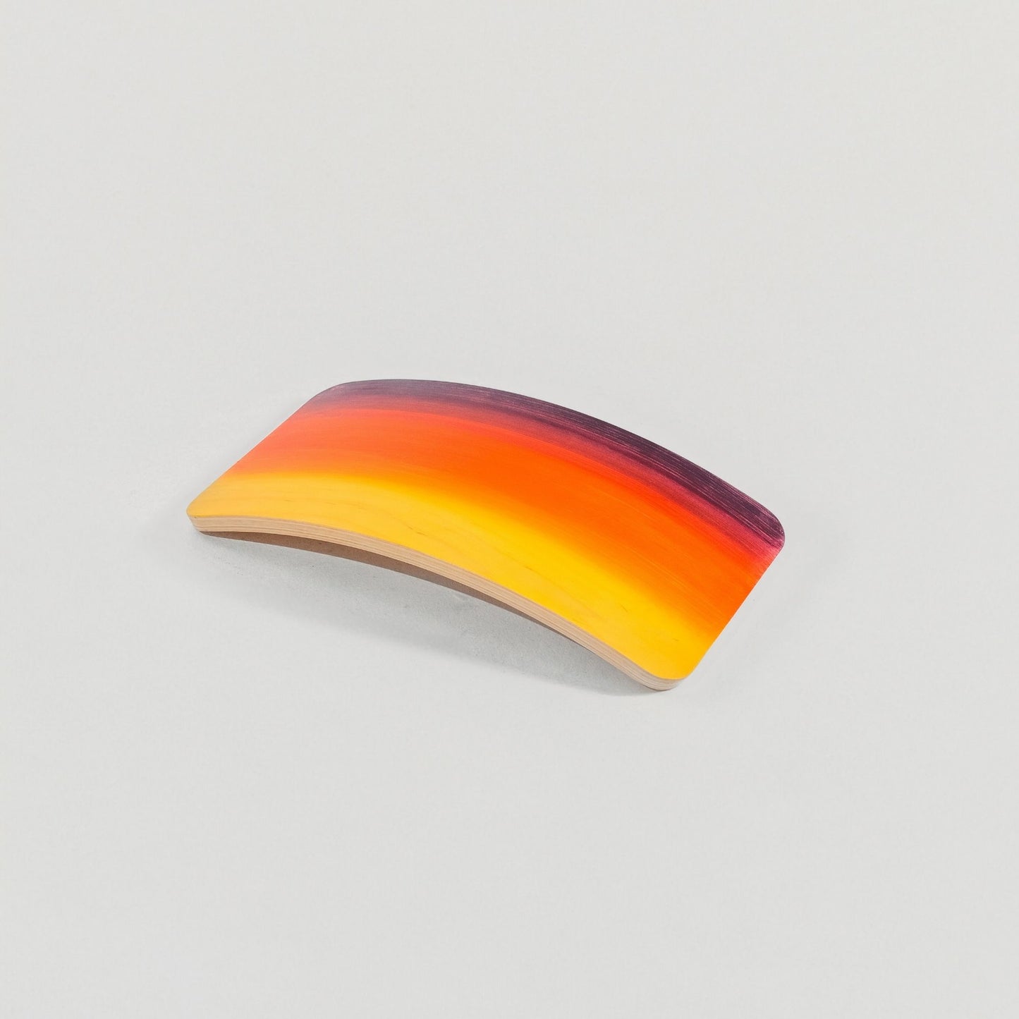 Child's playtime with a wobble board