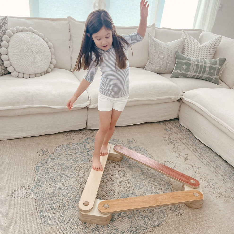 Enhance Balance and Development with Bunny Hopkins Balance Beam