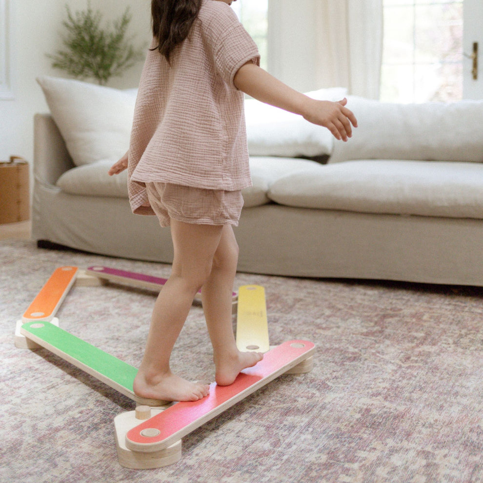 Enhance Balance and Development with Bunny Hopkins Balance Beam